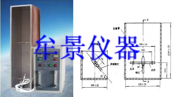 單根電線電纜水平燃燒試驗(yàn)機(jī)