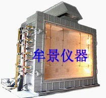 大型水平/垂直樣品液壓傾擺耐火性測試爐
